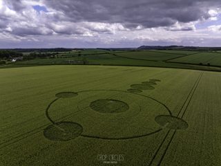 aerial of Wilton Windmill