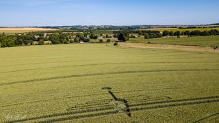 aerial of Waden Hill from ccc