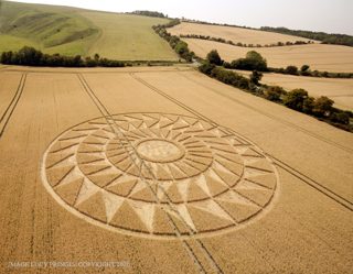 aerial of Woolstone from ccc