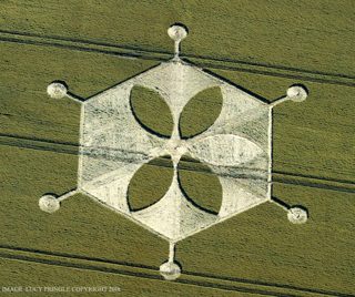 aerial of Yarnbury Castle from ccc