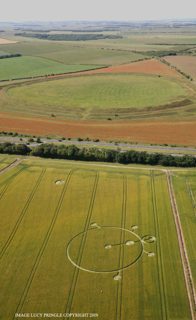 aerial of Yarnbury Castle from ccc