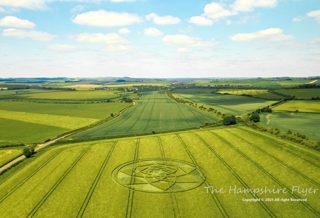 aerial of Ludgershall from ccc