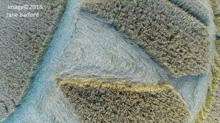 aerial of Cley Hill from ccc