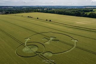 aerial of Wilton from ccc