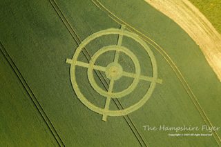 aerial of Hackpen Hill
