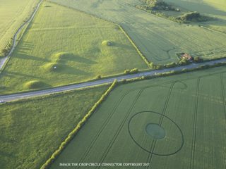 aerial of Avebury from ccc