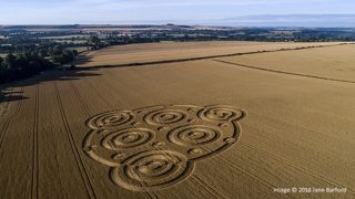 aerial of Etchilhampton from ccc