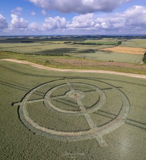 aerial of Hackpen Hill