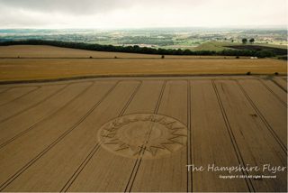 aerial of Roundway Hill from ccc
