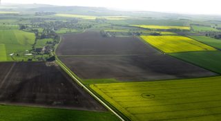 aerial of Avebury