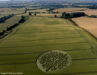 aerial of Martinsell Hill
