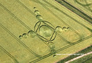 aerial of Avebury from ccc