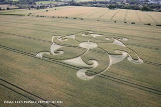 aerial of Etchilhampton from ccc