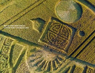 aerial of Barbury Castle from ccc