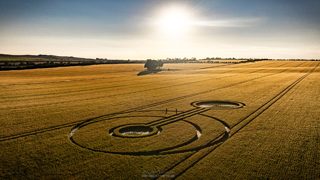 aerial of Bishopstone from ccc