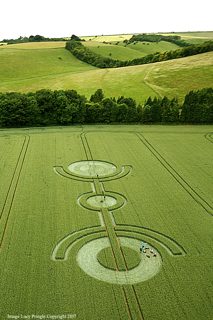 aerial of East Kennett from ccc
