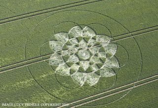 aerial of Chilcomb Down