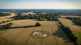 aerial of Woodcote Lane from ccc