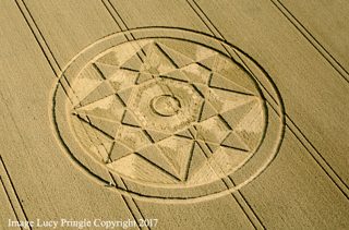aerial of Rollright Stones from ccc