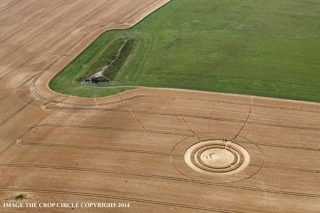 aerial of West Kennett