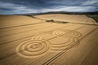 aerial of Tawesmead Copse