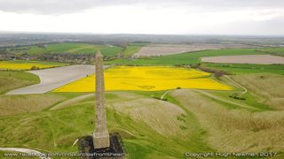aerial of Cherhill from ccc