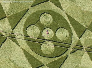 aerial of Hackpen HIll from ccc