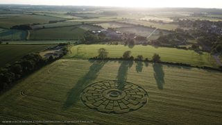 aerial of Sixpenny Handley from ccc
