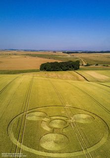 aerial of Coneybury Hill from ccc