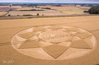 aerial of Hackpen Hill