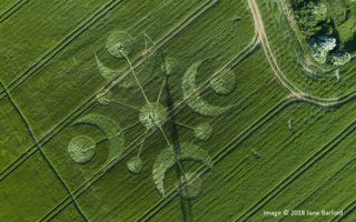 aerial of Buckland Down from ccc