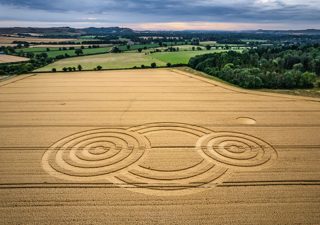 aerial of Tawesmead Copse