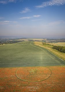 aerial of Etchilhampton Hill
