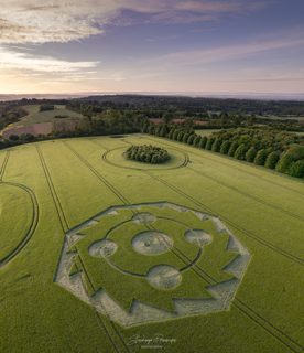 aerial of Little Down