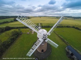 aerial of Wilton Windmill from ccc