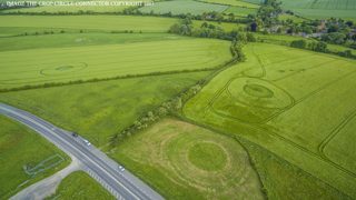 aerial of Avebury