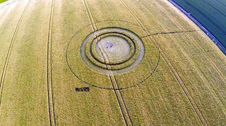 aerial of West Kennett