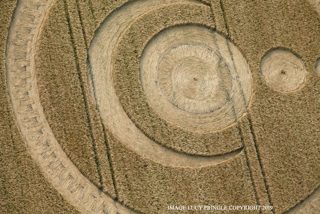 aerial of Cley Hill from ccc