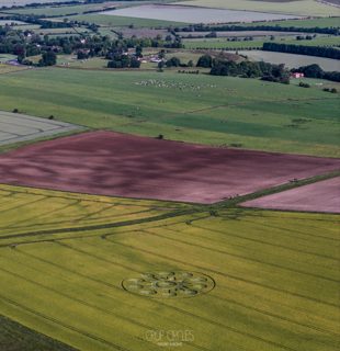 aerial of Avebury from ccc