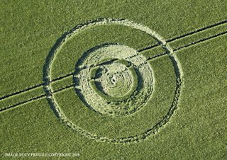 aerial of Bishop's Cannings Down