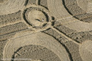 aerial of Stanton St Bernard from ccc