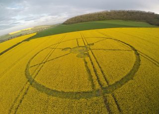 aerial of Hambledon Hill