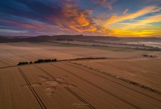 aerial of Woodborough Hill