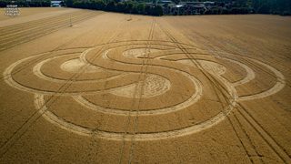 aerial of Roundway Devizes from ccc