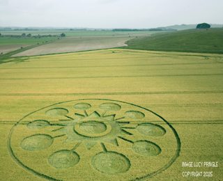 aerial of Avebury