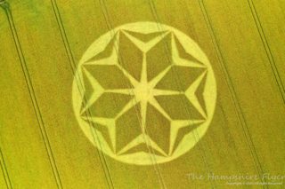 aerial of Tichborne from ccc