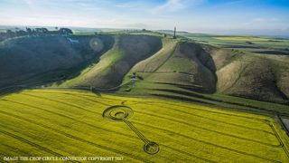 aerial of Cherhill from ccc