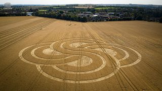 aerial of Roundway Devizes from ccc