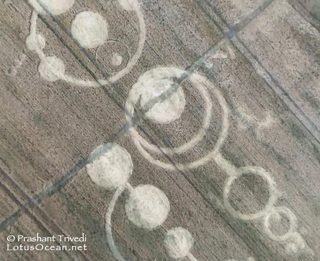 aerial of Roydon from ccc