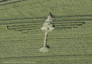aerial of Waden Hill from ccc